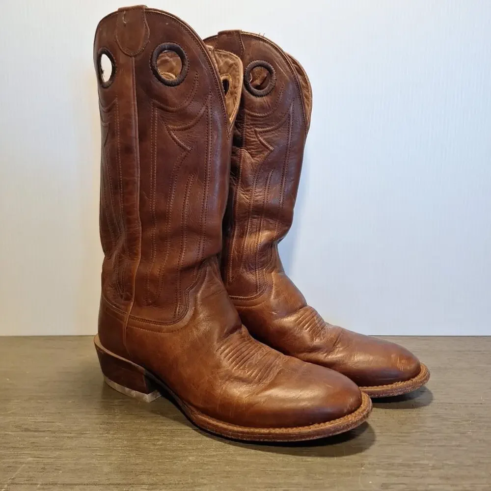 Tacovas Prescott 8.5 Brown Cowboy Boot - Picture 1 of 12